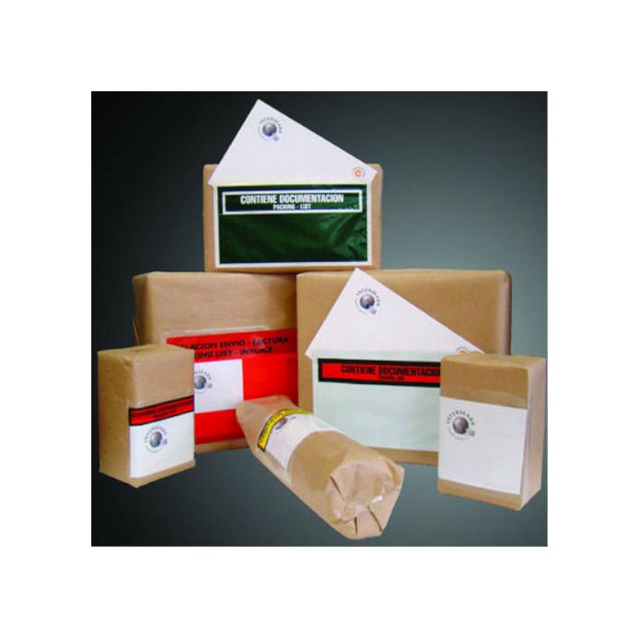 Caja de 1.000 Sobres Packing List 1/3A4-225X115 Mm Transparente P856 F