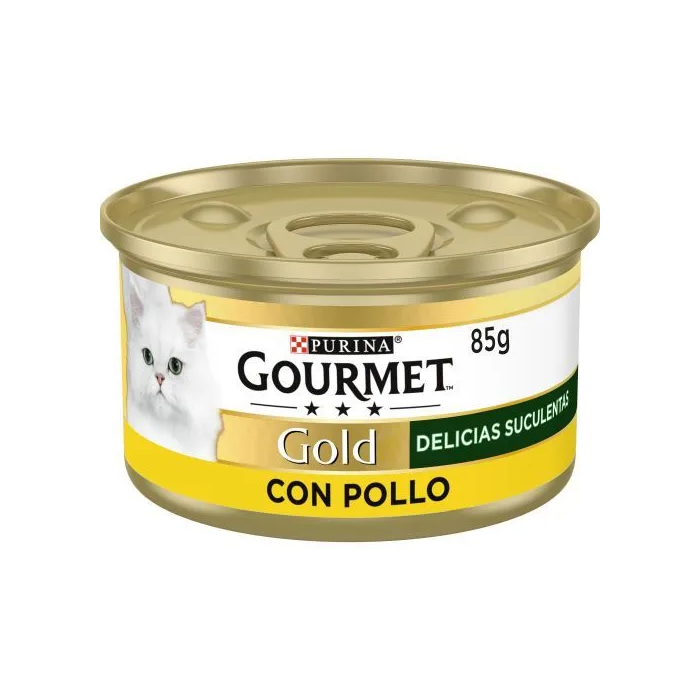 Purina Gourmet Gold Single Delicias Suculentas Pollo 24x85 gr