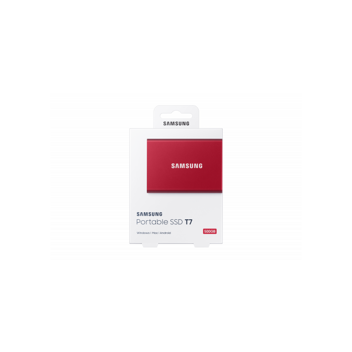 Samsung Portable SSD T7 500 GB Rojo 7