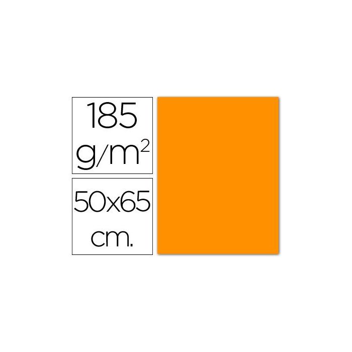 Iris Cartulina 50x65 cm 185 gr Naranja -25U-