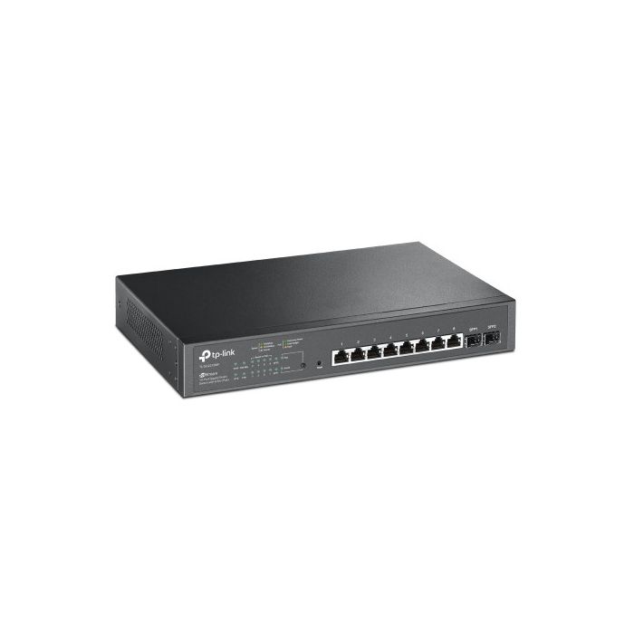 TP-LINK TL-SG2210MP switch Gigabit Ethernet (10/100/1000) Negro Energía sobre Ethernet (PoE) 1