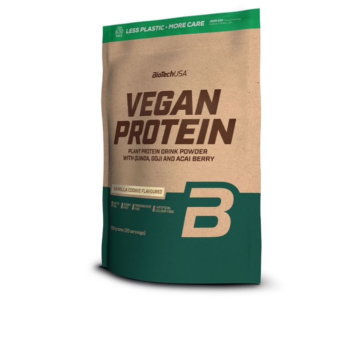 Complemento Alimenticio Biotech USA Vegan Protein Vainilla Galletas 500 g