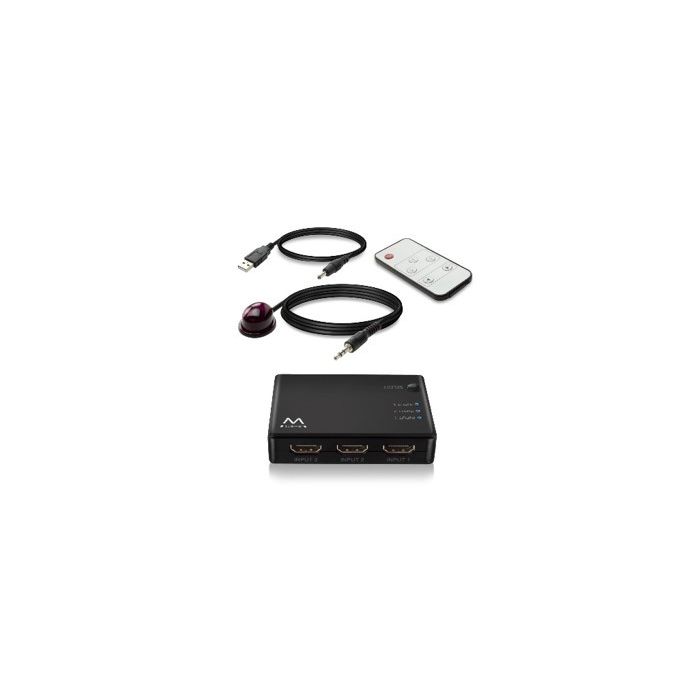 Ewent EW3730 interruptor de video HDMI 2