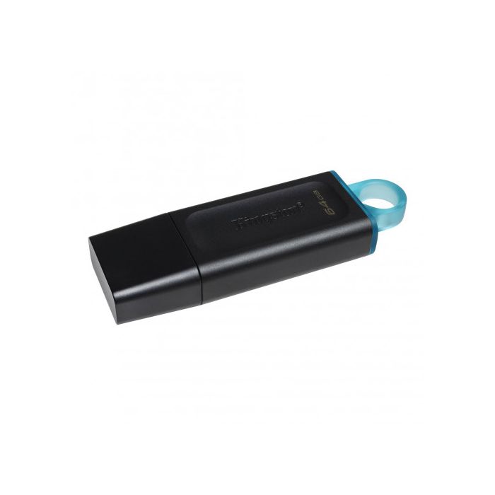 Memoria USB Kingston DTX/64GB Llavero Negro 64 GB 1