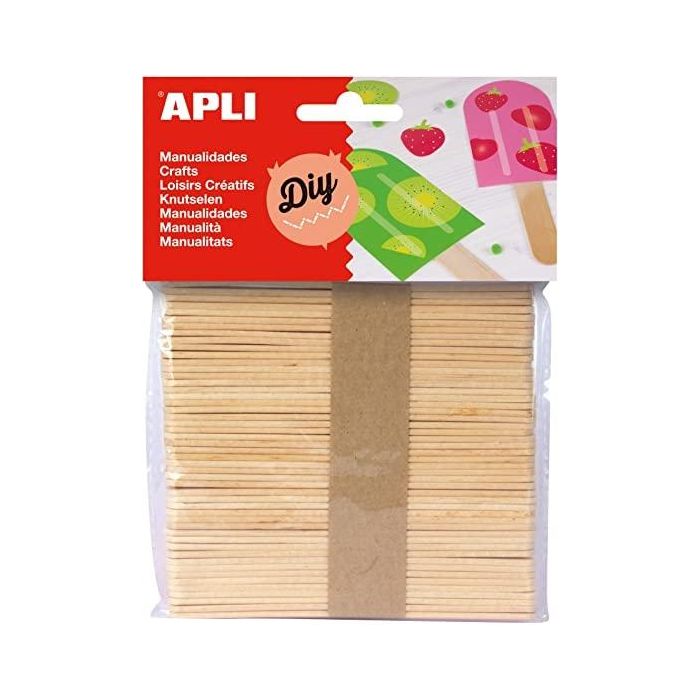 Apli Palo de polo 114x10mm color madera natural -50u-