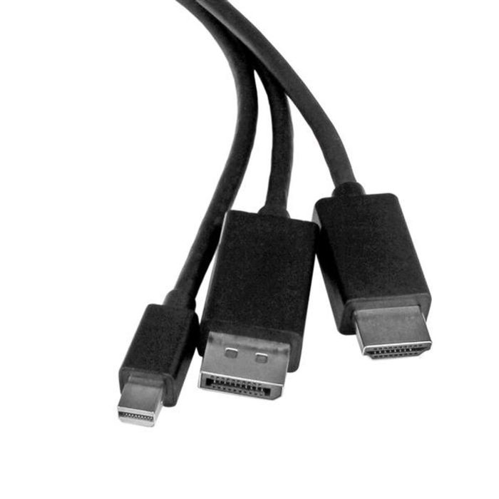 Adaptador Mini DisplayPort a HDMI Startech DPMDPHD2HD (2 m) Negro 0 Adaptador Mini DisplayPort a HDMI Startech DPMDPHD2HD (2 m) Negro 0