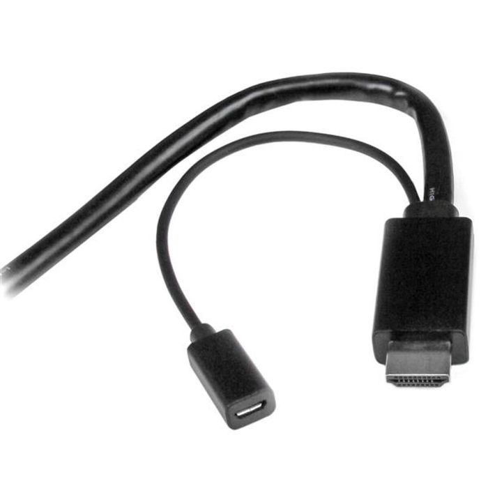 Adaptador Mini DisplayPort a HDMI Startech DPMDPHD2HD (2 m) Negro 1 Adaptador Mini DisplayPort a HDMI Startech DPMDPHD2HD (2 m) Negro 1