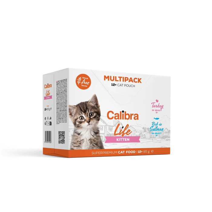 Calibra Cat Life Pouch Kitten Multipack 12x85 gr
