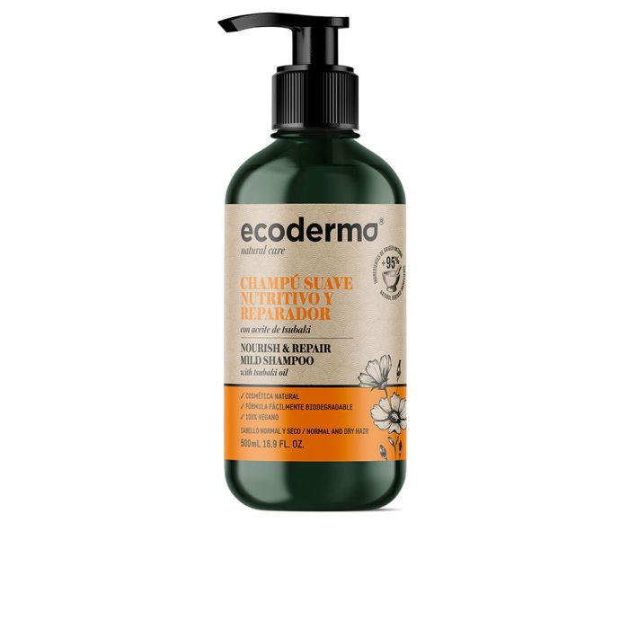 Ecoderma Champú Suave Nutritivo Y Reparador