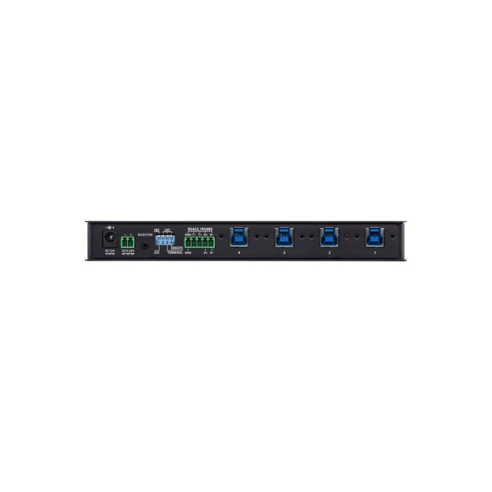 ATEN Switch de periféricos formato industrial USB 3.2 Gen 1 de 4 x 4 puertos 1