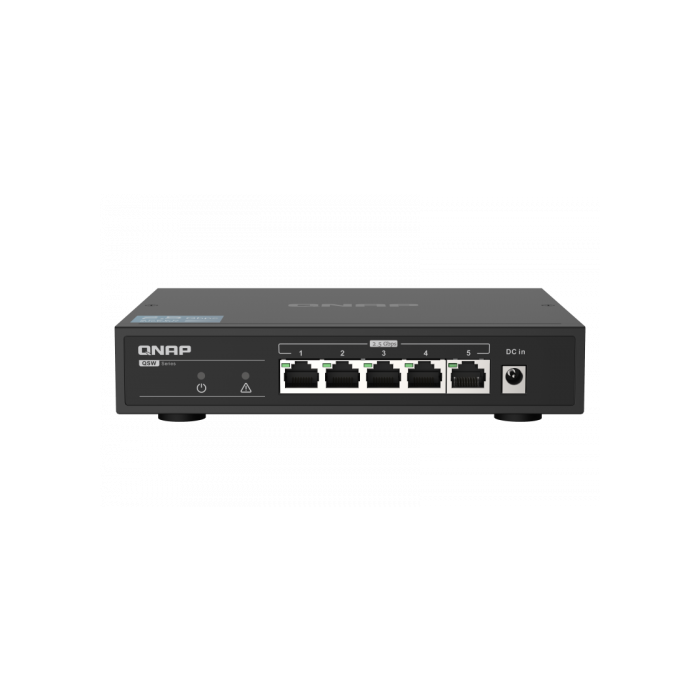 QNAP QSW-1105-5T switch No administrado Gigabit Ethernet (10/100/1000) Negro