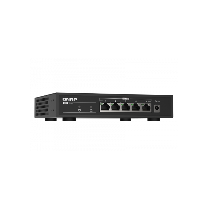 QNAP QSW-1105-5T switch No administrado Gigabit Ethernet (10/100/1000) Negro 1