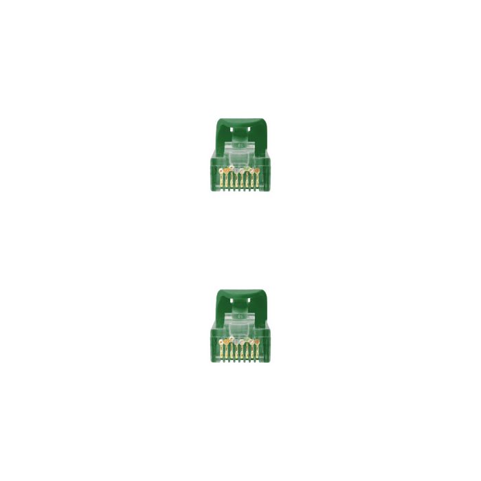 Nanocable Cable de red latiguillo RJ45 LSZH Cat.6A UTP AWG24, Verde, 2.0m 2