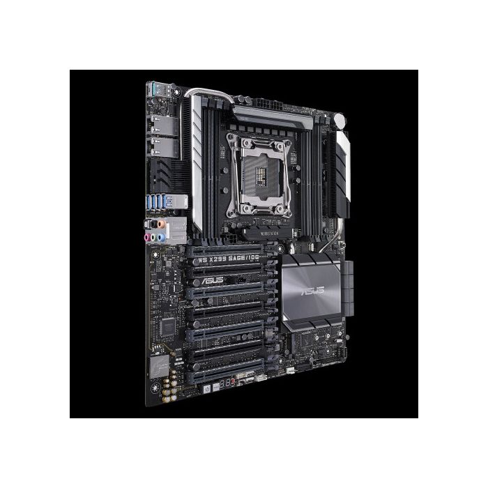 ASUS WS X299 SAGE/10G placa base para servidor y estación de trabajo Intel® X299 LGA 2066 (Socket R4) CEB 6 ASUS WS X299 SAGE/10G placa base para servidor y estación de trabajo Intel® X299 LGA 2066 (Socket R4) CEB 6