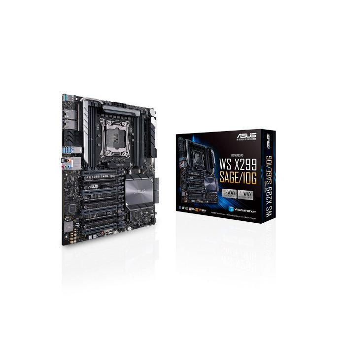 ASUS WS X299 SAGE/10G placa base para servidor y estación de trabajo Intel® X299 LGA 2066 (Socket R4) CEB 0 ASUS WS X299 SAGE/10G placa base para servidor y estación de trabajo Intel® X299 LGA 2066 (Socket R4) CEB 0