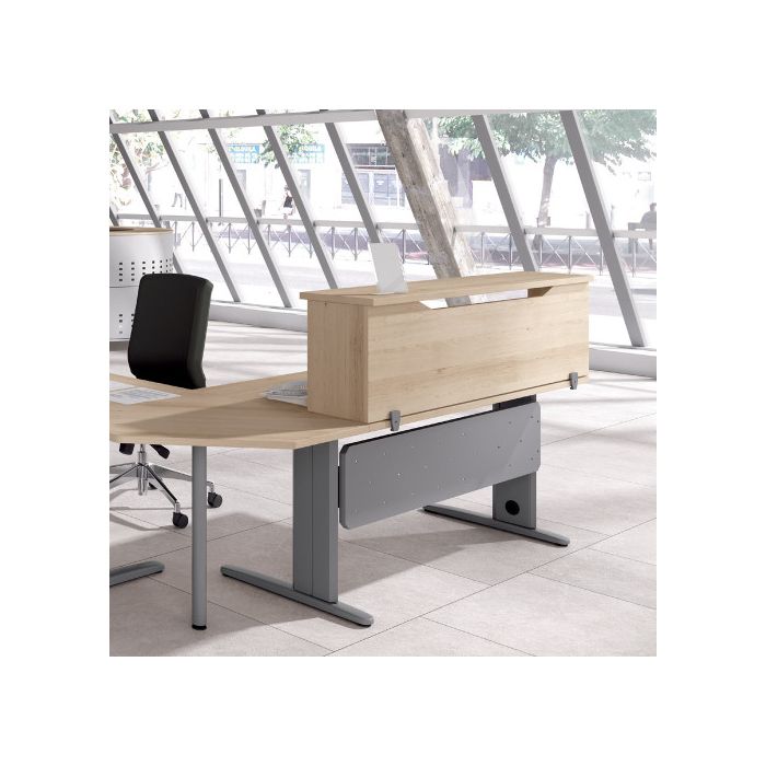 MODULO RECEPCION ALTILLO 120CM ROBLE / ROBLE. MEDIDAS 120X40X30CM. (MESA NO INCLUIDA EN EL PRECIO, SE COMPRA APARTE) ROCADA 5012AR08 2