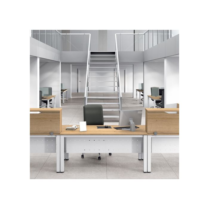 MODULO RECEPCION ALTILLO 140CM HAYA / HAYA. MEDIDAS 140X40X30CM. (MESA NO INCLUIDA EN EL PRECIO, SE COMPRA APARTE) ROCADA 5014AA01 1