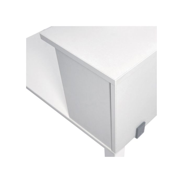 MODULO RECEPCION ALTILLO 200CM BLANCO / BLANCO. MEDIDAS 200X40X30CM. (MESA NO INCLUIDA EN EL PRECIO, SE COMPRA APARTE) ROCADA 5020AW04 5