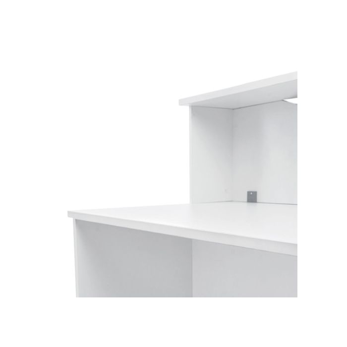 MODULO RECEPCION ALTILLO 200CM BLANCO / BLANCO. MEDIDAS 200X40X30CM. (MESA NO INCLUIDA EN EL PRECIO, SE COMPRA APARTE) ROCADA 5020AW04 6