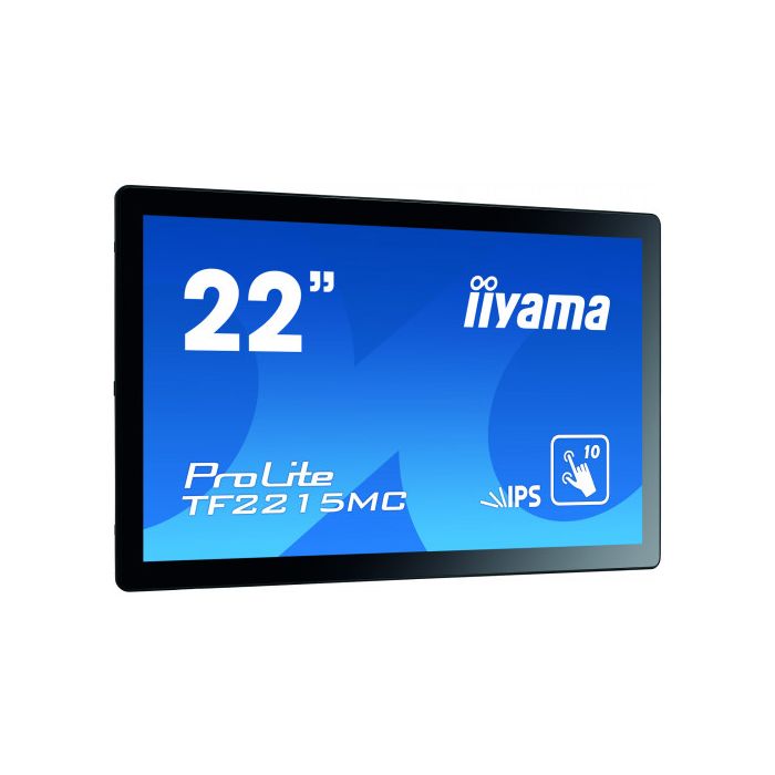 iiyama ProLite TF2215MC-B2 monitor pantalla táctil 54,6 cm (21.5") 1920 x 1080 Pixeles Negro Multi-touch Multi-usuario 12