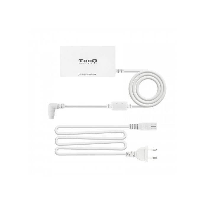 TooQ Cargador automático universal slim multi tensión para portátil 100W con USB 2A y 9 conectores 2