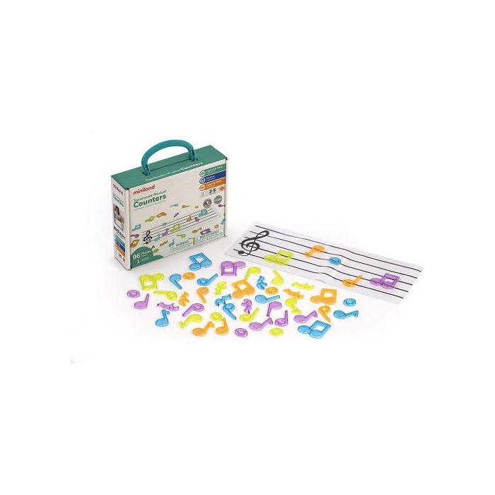 Translucent Musical Counters Miniland 97901
