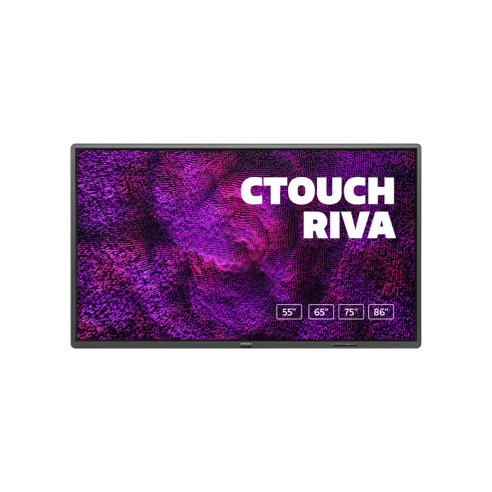 CTOUCH Riva 2,17 m (85.6") 3840 x 2160 Pixeles Multi-touch Negro 1 CTOUCH Riva 2,17 m (85.6") 3840 x 2160 Pixeles Multi-touch Negro 1