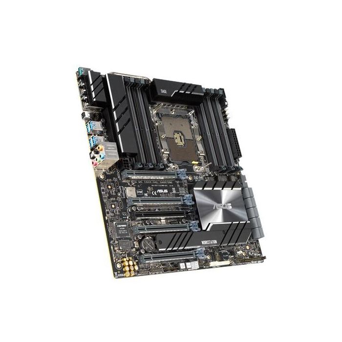 ASUS MB Pro WS C621-64L SAGE/10 G placa base para servidor y estación de trabajo LGA 3647 (Socket P) CEB Intel® C621 4 ASUS MB Pro WS C621-64L SAGE/10 G placa base para servidor y estación de trabajo LGA 3647 (Socket P) CEB Intel® C621 4
