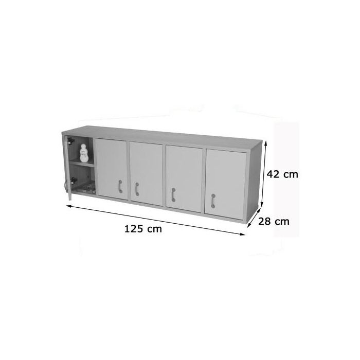 Mueble Casillero 10 Casillas con Puerta Haya Mobeduc 600712HS18 1