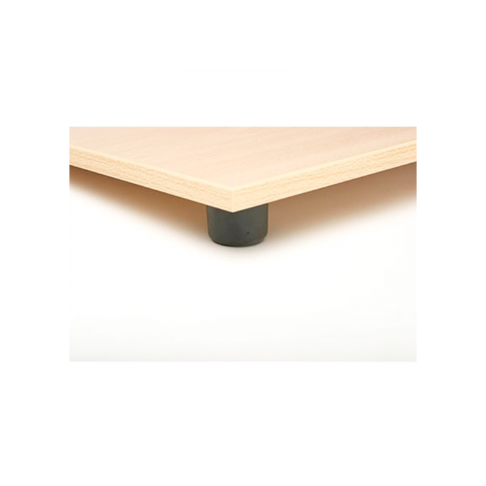 Mobeduc Taquilla 600634HPC18 Mueble de 3 Puertas (Ancho 40 cm) en Melamina de Haya con Cerraduras Individualizadas y Patas Niveladoras