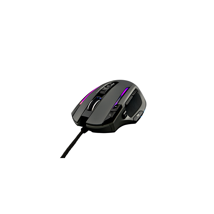 G-Lab Illuminated Rgb Gaming Mouse - 12000 Dpi - Software - Grey (KULT-NITROGEN-CORE) 2