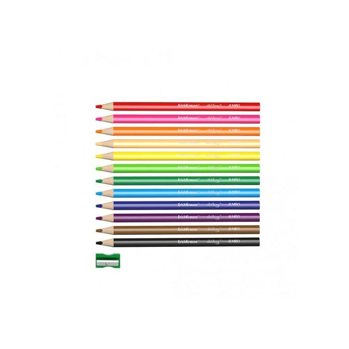 Caja Lápices de Colores Triangular Jumbo 12 Colores Artberry 32474 3