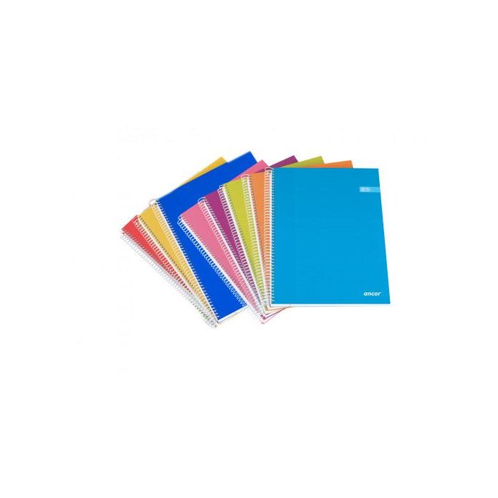 Cuaderno Tapa Dura A5 80 Hojas 60G Q.4X4 Ancor 064919 8 unidades
