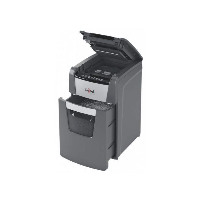 Rexel Optimum AutoFeed+ 150X A triturador de papel Corte cruzado 55 dB 22 cm Negro, Gris 3
