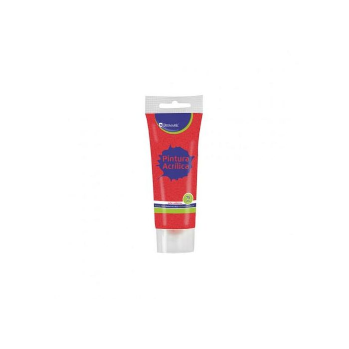 Bismark 328676 pintura acrílica 75 ml Rojo Tubo