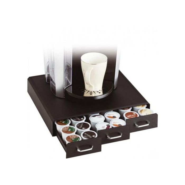 Organizador La Hora Del Café 3 Cajones para Cápsulas 325X340X65 Mm Negro Archivo 2000 CD902 NE