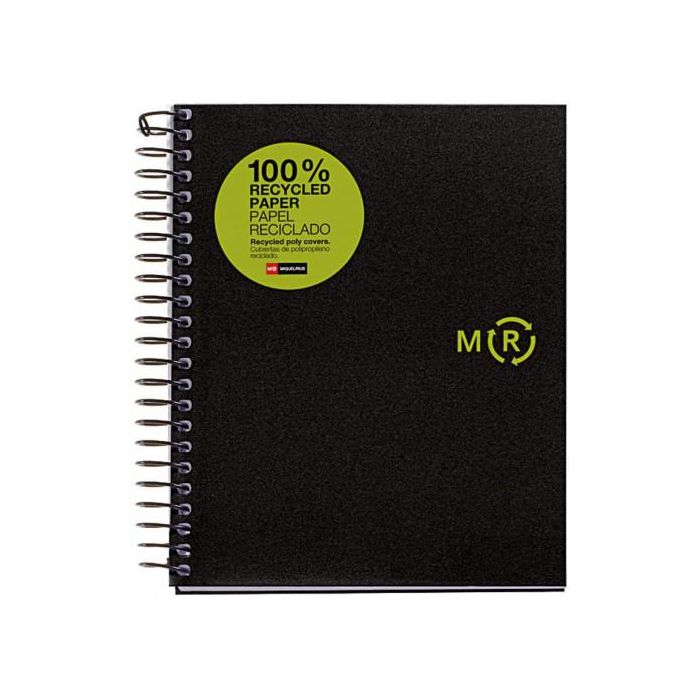 Cuaderno 100% Reciclado Nb-4 A5 120Hojas Tapas Polipropileno Miquelrius 6039