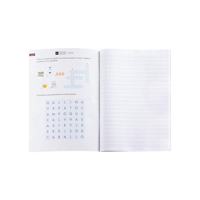 Cuaderno Grapado A4 50Hojas Pauta 2,5Mm Mr con Ejercicios Rubio Miquelrius 8146 2