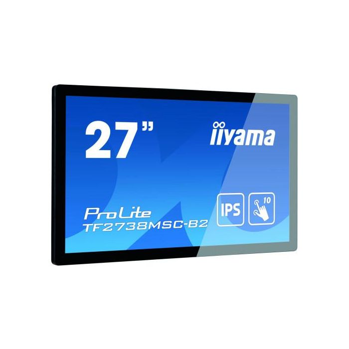 iiyama ProLite TF2738MSC-B2 monitor pantalla táctil 68,6 cm (27") 1920 x 1080 Pixeles Multi-touch Multi-usuario Negro 1
