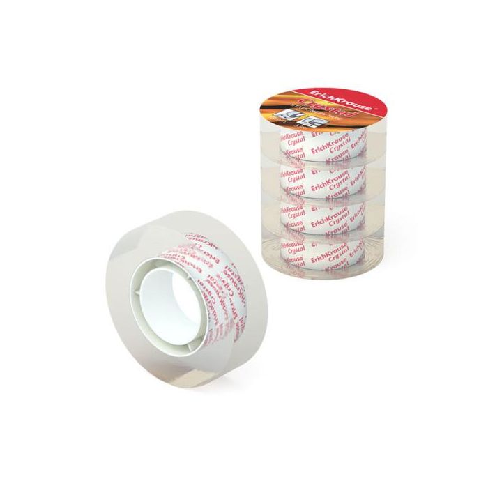 Pack 4 Cintas Adhesivas Crystal, 18Mmx33M ERICH KRAUSE 59663 0 Pack 4 Cintas Adhesivas Crystal, 18Mmx33M ERICH KRAUSE 59663 0