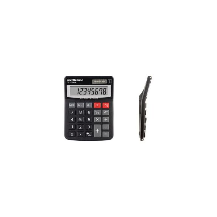 ErichKrause DC-308N calculadora Escritorio Calculadora básica Negro 1