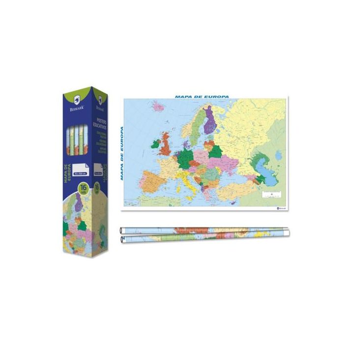 Bismark Poster Mapa de Europa 70 x 100 сm