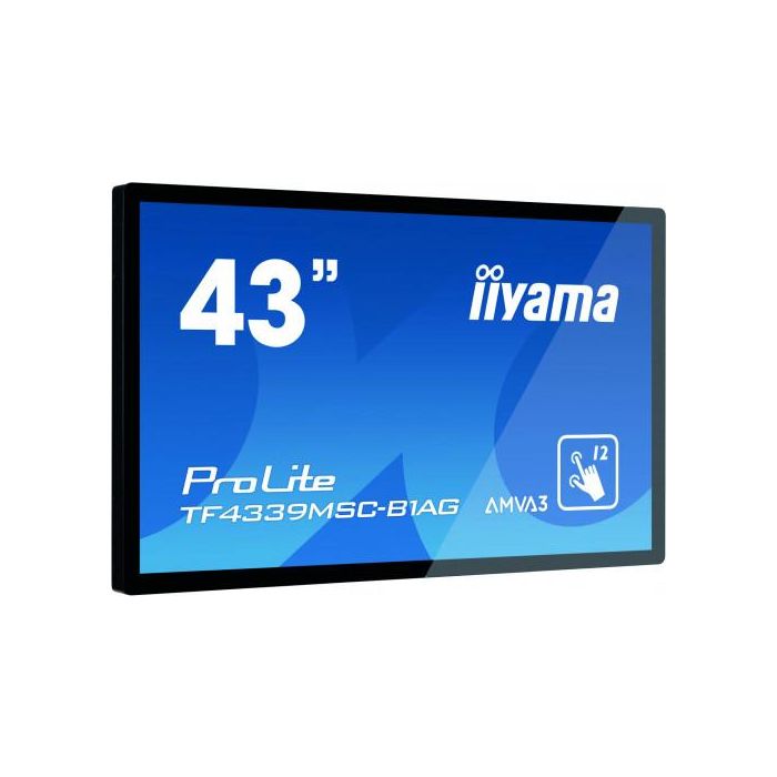 iiyama ProLite TF4339MSC-B1AG monitor pantalla táctil 109,2 cm (43") 1920 x 1080 Pixeles Multi-touch Multi-usuario Negro 2