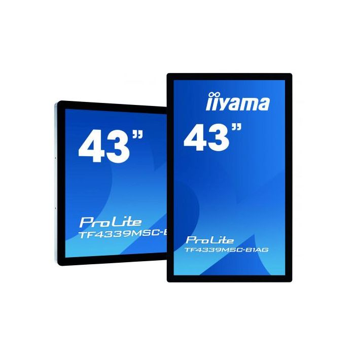 iiyama ProLite TF4339MSC-B1AG monitor pantalla táctil 109,2 cm (43") 1920 x 1080 Pixeles Multi-touch Multi-usuario Negro 3