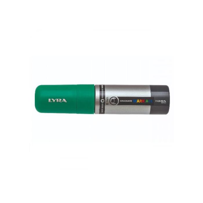 Marcador Permanente Mark All Verde Esmeralda 8 Mm Lyra Groove L6830063