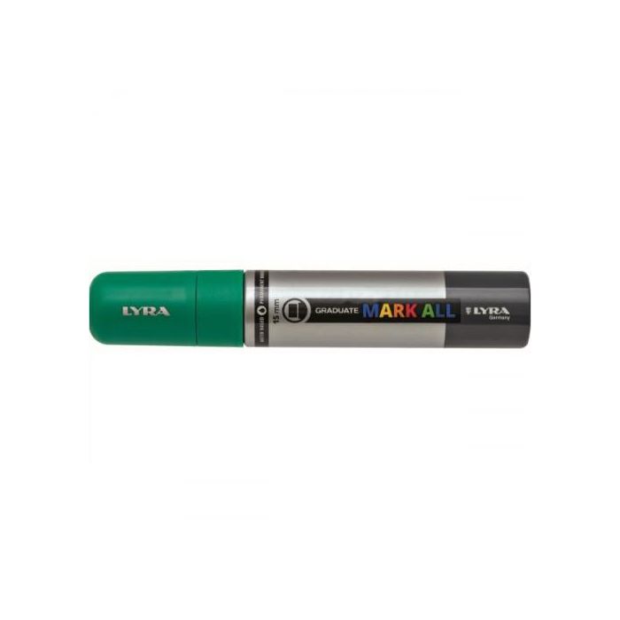 Marcador Permanente Mark All Verde Esmeralda 15 Mm Lyra Groove L6840063