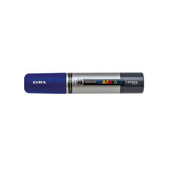 Marcador Permanente Mark All Azul Oscuro 15 Mm Lyra Groove L6840050