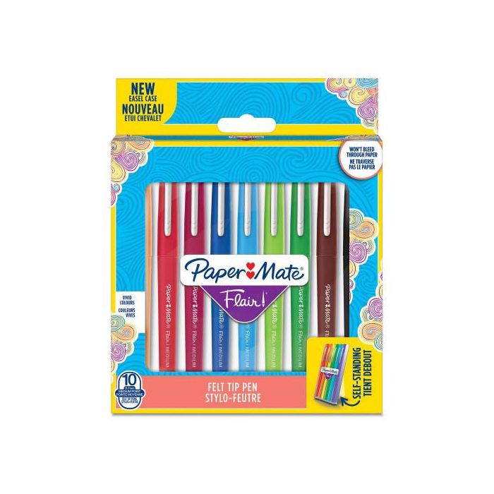 Flair Blister 10 Colores Surtidos Paper Mate 2028898