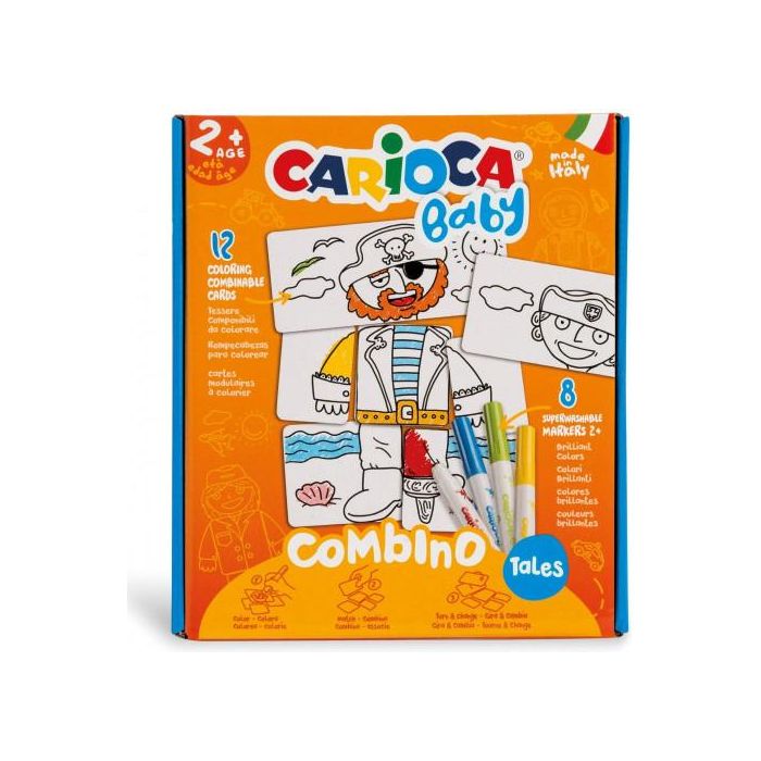 Set Baby Combino 2+ Tales + 8 Rotuladores Carioca 42895