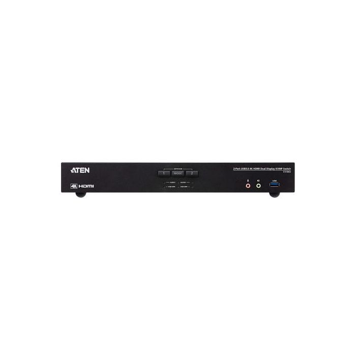 ATEN Switch KVMP™ USB 3.0 4K HDMI para dos pantallas de 2 puertos 2 ATEN Switch KVMP™ USB 3.0 4K HDMI para dos pantallas de 2 puertos 2